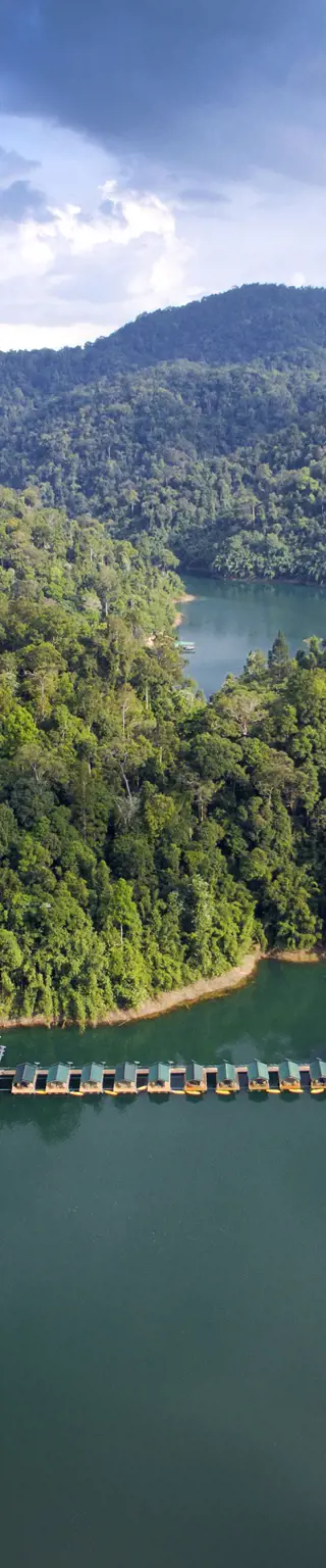 Glamping auf dem Wasser bei Elephant Hills